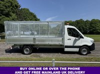 USED 2021 70 MERCEDES-BENZ SPRINTER 2.0 315 CDI 3.5t. Caged Tipper, New Shape, Euro 6 141Bhp New Fully Galvanised Caged Tipper