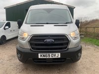 USED 2019 69 FORD TRANSIT 350 130BHP MWB L2H2 FACELIFT MODEL TREND SILVER EU6 **GREAT SPEC**GREAT VALUE**NO VAT** 