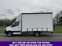 USED 2022 22 MERCEDES-BENZ SPRINTER 2.0 315Cdi 3.5t. Lwb 4.2m x 2.4m Int. Height Curtainside Tail Lift, Eu 6, 150Bhp Only 49175 Miles From New, FREE Del