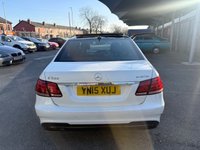 USED 2015 15 MERCEDES-BENZ E-CLASS 3.0 E350 V6 BlueTEC AMG Night Edition (Premium) Saloon 4dr Diesel G-Tronic+ Euro 6 (s/s) (258 ps) CRUISE CONTROL, 2 KEYS, BLUETOOTH