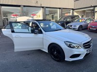 USED 2015 15 MERCEDES-BENZ E-CLASS 3.0 E350 V6 BlueTEC AMG Night Edition (Premium) Saloon 4dr Diesel G-Tronic+ Euro 6 (s/s) (258 ps) CRUISE CONTROL, 2 KEYS, BLUETOOTH