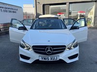 USED 2015 15 MERCEDES-BENZ E-CLASS 3.0 E350 V6 BlueTEC AMG Night Edition (Premium) Saloon 4dr Diesel G-Tronic+ Euro 6 (s/s) (258 ps) CRUISE CONTROL, 2 KEYS, BLUETOOTH