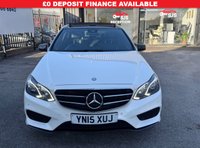 USED 2015 15 MERCEDES-BENZ E-CLASS 3.0 E350 V6 BlueTEC AMG Night Edition (Premium) Saloon 4dr Diesel G-Tronic+ Euro 6 (s/s) (258 ps) CRUISE CONTROL, 2 KEYS, BLUETOOTH