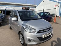 USED 2014 14 HYUNDAI I10 1.2 Active Hatchback 5dr Petrol Manual Euro 5 (85 bhp) 