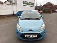 USED 2010 60 FORD KA 1.2 Edge Hatchback 3dr Petrol Manual Euro 4 (69 ps) &pound;35 ROAD TAX-NEW MOT-LOW INSURANCE GROUP-DRIVES WELL