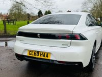 USED 2018 68 PEUGEOT 508 2.0 BlueHDi GT Fastback 5dr Diesel EAT Euro 6 (s/s) (180 ps) LOW MILES+RED LEATHER+SAT NAV+