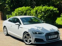 USED 2018 18 AUDI A5 2.0 TFSI S line Coupe 2dr Petrol Manual Euro 6 (s/s) (190 ps) LOW MILES+LEATHER+SAT NAV+ULEZ
