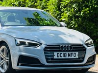 USED 2018 18 AUDI A5 2.0 TFSI S line Coupe 2dr Petrol Manual Euro 6 (s/s) (190 ps) LOW MILES+LEATHER+SAT NAV+ULEZ