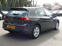 USED 2022 22 VOLKSWAGEN GOLF 1.5 eTSI MHEV Life 5d Petrol Hybrid DSG 150 S/S SAT NAV, APP-CONNECT FOR WIRELESS APPLE CARPLAY / ANDROID AUTO, ACTIVE INFO DISPLAY VIRTUAL COCKPIT, WIRELESS PHONE CHARGER, DAB RADIO, BLUETOOTH, LANE ASSIST, FRONT ASSIST, ADAPTIVE CRUISE CONTROL & SPEED LIMITER, FRONT & REAR PARKING SENSORS, LED DAYTIME RUNNING LIGHTS, LEATHER TIPTRONIC FLAT BOTTOM MULTIFUNCTION STEERING WHEEL, AMBIENT LIGHTING, KEYLESS START, RAIN & LIGHT SENSORS, AUTO HILL HOLD, CLIMATE CONTROL, ILLUMINATING VANITY MIRRORS, DSG AUTO, 1 OWNER, SERVICE HISTORY