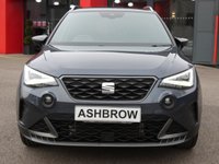 USED 2023 23 SEAT ARONA 1.0 TSI FR 5d 110 S/S FULL LINK FOR APPLE CARPLAY / ANDROID AUTO (GIVES YOU SAT NAV), WIRELESS PHONE CHARGER, REAR PARKING SENSORS, LED LIGHTS, AUTO LIGHTS & WIPERS, ELECTRIC FOLDING DOOR MIRRORS, CRUISE CONTROL & SPEED LIMITER, LANE ASSIST, DAB RADIO, BLUETOOTH PHONE & MEDIA, MANUAL 6 SPEED, TINTED GLASS, BLACK CONTRAST ROOF, ROOF RAILS, 17 INCH ALLOY WHEELS, FRONT FOG LIGHTS, SPORT SEATS, LEATHER FLAT BOTTOM MULTIFUNCTION STEERING WHEEL, 1 OWNER FROM NEW, SERVICE HISTORY