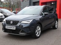 USED 2023 23 SEAT ARONA 1.0 TSI FR 5d 110 S/S FULL LINK FOR APPLE CARPLAY / ANDROID AUTO (GIVES YOU SAT NAV), WIRELESS PHONE CHARGER, REAR PARKING SENSORS, LED LIGHTS, AUTO LIGHTS & WIPERS, ELECTRIC FOLDING DOOR MIRRORS, CRUISE CONTROL & SPEED LIMITER, LANE ASSIST, DAB RADIO, BLUETOOTH PHONE & MEDIA, MANUAL 6 SPEED, TINTED GLASS, BLACK CONTRAST ROOF, ROOF RAILS, 17 INCH ALLOY WHEELS, FRONT FOG LIGHTS, SPORT SEATS, LEATHER FLAT BOTTOM MULTIFUNCTION STEERING WHEEL, 1 OWNER FROM NEW, SERVICE HISTORY