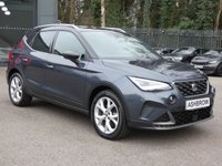 USED 2023 23 SEAT ARONA 1.0 TSI FR 5d 110 S/S FULL LINK FOR APPLE CARPLAY / ANDROID AUTO (GIVES YOU SAT NAV), WIRELESS PHONE CHARGER, REAR PARKING SENSORS, LED LIGHTS, AUTO LIGHTS & WIPERS, ELECTRIC FOLDING DOOR MIRRORS, CRUISE CONTROL & SPEED LIMITER, LANE ASSIST, DAB RADIO, BLUETOOTH PHONE & MEDIA, MANUAL 6 SPEED, TINTED GLASS, BLACK CONTRAST ROOF, ROOF RAILS, 17 INCH ALLOY WHEELS, FRONT FOG LIGHTS, SPORT SEATS, LEATHER FLAT BOTTOM MULTIFUNCTION STEERING WHEEL, 1 OWNER FROM NEW, SERVICE HISTORY