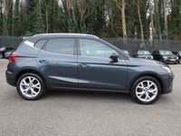 USED 2023 23 SEAT ARONA 1.0 TSI FR 5d 110 S/S FULL LINK FOR APPLE CARPLAY / ANDROID AUTO (GIVES YOU SAT NAV), WIRELESS PHONE CHARGER, REAR PARKING SENSORS, LED LIGHTS, AUTO LIGHTS & WIPERS, ELECTRIC FOLDING DOOR MIRRORS, CRUISE CONTROL & SPEED LIMITER, LANE ASSIST, DAB RADIO, BLUETOOTH PHONE & MEDIA, MANUAL 6 SPEED, TINTED GLASS, BLACK CONTRAST ROOF, ROOF RAILS, 17 INCH ALLOY WHEELS, FRONT FOG LIGHTS, SPORT SEATS, LEATHER FLAT BOTTOM MULTIFUNCTION STEERING WHEEL, 1 OWNER FROM NEW, SERVICE HISTORY