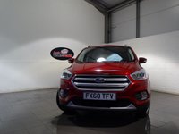 USED 2018 68 FORD KUGA 2.0 TDCi Titanium SUV 5dr Diesel Powershift AWD Euro 6 (s/s) (180 ps) SAT NAV HALF LEATHER CRUISE PARK SENSORS TOWBAR
