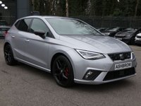 USED 2020 70 SEAT IBIZA 1.0 TSI FR 5d 95 S/S SEAT SERVICE HISTORY, 1 OWNER, SAT NAV, FULL LINK FOR APPLE CARPLAY & ANDROID AUTO, DAB RADIO, BLUETOOTH PHONE & MUSIC STREAMING, CRUISE CONTROL & SPEED LIMITER, FRONT ASSIST, 17 INCH ALLOYS, MANUAL GEARBOX, FRONT FOG LIGHTS, FULL LED HEADLIGHTS WITH DAYTIME RUNNING LIGHTS, SPORT SEATS, LEATHER FLAT BOTTOM MULTIFUNCTION STEERING WHEEL, ELECTRIC FOLDING MIRRORS, AIR CON, 2x USB INPUTS, AUTO LIGHTS & WIPERS, VOICE CONTROL, LEATHER TRIMMED DASHBOARD, SPACE SAVER SPARE WHEEL