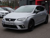 USED 2020 70 SEAT IBIZA 1.0 TSI FR 5d 95 S/S SEAT SERVICE HISTORY, 1 OWNER, SAT NAV, FULL LINK FOR APPLE CARPLAY & ANDROID AUTO, DAB RADIO, BLUETOOTH PHONE & MUSIC STREAMING, CRUISE CONTROL & SPEED LIMITER, FRONT ASSIST, 17 INCH ALLOYS, MANUAL GEARBOX, FRONT FOG LIGHTS, FULL LED HEADLIGHTS WITH DAYTIME RUNNING LIGHTS, SPORT SEATS, LEATHER FLAT BOTTOM MULTIFUNCTION STEERING WHEEL, ELECTRIC FOLDING MIRRORS, AIR CON, 2x USB INPUTS, AUTO LIGHTS & WIPERS, VOICE CONTROL, LEATHER TRIMMED DASHBOARD, SPACE SAVER SPARE WHEEL