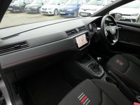 USED 2020 70 SEAT IBIZA 1.0 TSI FR 5d 95 S/S SEAT SERVICE HISTORY, 1 OWNER, SAT NAV, FULL LINK FOR APPLE CARPLAY & ANDROID AUTO, DAB RADIO, BLUETOOTH PHONE & MUSIC STREAMING, CRUISE CONTROL & SPEED LIMITER, FRONT ASSIST, 17 INCH ALLOYS, MANUAL GEARBOX, FRONT FOG LIGHTS, FULL LED HEADLIGHTS WITH DAYTIME RUNNING LIGHTS, SPORT SEATS, LEATHER FLAT BOTTOM MULTIFUNCTION STEERING WHEEL, ELECTRIC FOLDING MIRRORS, AIR CON, 2x USB INPUTS, AUTO LIGHTS & WIPERS, VOICE CONTROL, LEATHER TRIMMED DASHBOARD, SPACE SAVER SPARE WHEEL