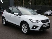 USED 2021 21 SEAT ARONA 1.0 TSI EVO SE Technology 5d 95 S/S SAT NAV, WIRELESS PHONE CHARGER, FULL LINK FOR APPLE CARPLAY ANDROID AUTO & MIRROR LINK, REAR PARKING SENSORS, CRUISE CONTROL & SPEED LIMITER, DAB RADIO, BLUETOOTH PHONE & MUSIC, FRONT ASSIST, MANUAL GEARBOX, FRONT FOG LIGHTS, ROOF RAILS, 17 INCH ALLOYS, LED DAYTIME RUNNING LIGHTS, AUTO LIGHTS, LEATHER MULTIFUNCTION STEERING WHEEL, AIR CONDITIONING, VOICE CONTROL SYSTEM, 2x USB C PORTS, ELECTRIC WINDOWS x4, ELECTRIC MIRRORS, ISO FIX, 1 OWNER FROM NEW, SERVICE HISTORY