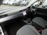 USED 2021 21 SEAT ARONA 1.0 TSI EVO SE Technology 5d 95 S/S SAT NAV, WIRELESS PHONE CHARGER, FULL LINK FOR APPLE CARPLAY ANDROID AUTO & MIRROR LINK, REAR PARKING SENSORS, CRUISE CONTROL & SPEED LIMITER, DAB RADIO, BLUETOOTH PHONE & MUSIC, FRONT ASSIST, MANUAL GEARBOX, FRONT FOG LIGHTS, ROOF RAILS, 17 INCH ALLOYS, LED DAYTIME RUNNING LIGHTS, AUTO LIGHTS, LEATHER MULTIFUNCTION STEERING WHEEL, AIR CONDITIONING, VOICE CONTROL SYSTEM, 2x USB C PORTS, ELECTRIC WINDOWS x4, ELECTRIC MIRRORS, ISO FIX, 1 OWNER FROM NEW, SERVICE HISTORY