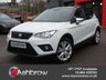 USED 2021 21 SEAT ARONA 1.0 TSI EVO SE Technology 5d 95 S/S SAT NAV, WIRELESS PHONE CHARGER, FULL LINK FOR APPLE CARPLAY ANDROID AUTO & MIRROR LINK, REAR PARKING SENSORS, CRUISE CONTROL & SPEED LIMITER, DAB RADIO, BLUETOOTH PHONE & MUSIC, FRONT ASSIST, MANUAL GEARBOX, FRONT FOG LIGHTS, ROOF RAILS, 17 INCH ALLOYS, LED DAYTIME RUNNING LIGHTS, AUTO LIGHTS, LEATHER MULTIFUNCTION STEERING WHEEL, AIR CONDITIONING, VOICE CONTROL SYSTEM, 2x USB C PORTS, ELECTRIC WINDOWS x4, ELECTRIC MIRRORS, ISO FIX, 1 OWNER FROM NEW, SERVICE HISTORY
