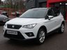 USED 2021 21 SEAT ARONA 1.0 TSI EVO SE Technology 5d 95 S/S SAT NAV, WIRELESS PHONE CHARGER, FULL LINK FOR APPLE CARPLAY ANDROID AUTO & MIRROR LINK, REAR PARKING SENSORS, CRUISE CONTROL & SPEED LIMITER, DAB RADIO, BLUETOOTH PHONE & MUSIC, FRONT ASSIST, MANUAL GEARBOX, FRONT FOG LIGHTS, ROOF RAILS, 17 INCH ALLOYS, LED DAYTIME RUNNING LIGHTS, AUTO LIGHTS, LEATHER MULTIFUNCTION STEERING WHEEL, AIR CONDITIONING, VOICE CONTROL SYSTEM, 2x USB C PORTS, ELECTRIC WINDOWS x4, ELECTRIC MIRRORS, ISO FIX, 1 OWNER FROM NEW, SERVICE HISTORY