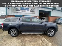 USED 2021 21 FORD RANGER 2.0 5 SEAT 210BHP 4WD WILDTRACK DOUBLE CAB PICK UP 4X4 80K MILES 