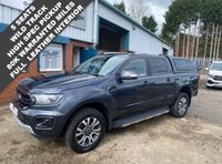 USED 2021 21 FORD RANGER 2.0 5 SEAT 210BHP 4WD WILDTRACK DOUBLE CAB PICK UP 4X4 80K MILES 
