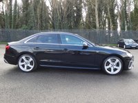 USED 2023 72 AUDI A4 2.0 TFSI 35 S line 4d Petrol S Tronic 150 S/S VIRTUAL COCKPIT (DIGITAL DASH), REAR VIEW CAMERA, SAT NAV, HEATED FRONT SEATS, AUDI SMART PHONE FOR WIRELESS APPLE CAR PLAY & ANDROID AUTO, 19 INCH ALLOYS, DAB RADIO, CRUISE CONTROL & SPEED LIMITER, SWEEPING INDICATORS, BLUETOOTH, FRONT & REAR PARKING SENSORS, ELECTRIC FOLDING HEATED MIRRORS, PRIVACY GLASS, S TRONIC AUTOMATIC, LEATHER ALCANTARA, SPORT SEATS, CLIMATE CONTROL, LIGHT & RAIN SENSORS, DRIVE SELECT, TIPTRONIC MFSW, AUTO HOLD, ISO FIX, FOLDING REAR SEATS, 1 OWNER, SERVICE HISTORY