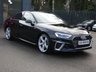 USED 2023 72 AUDI A4 2.0 TFSI 35 S line 4d Petrol S Tronic 150 S/S VIRTUAL COCKPIT (DIGITAL DASH), REAR VIEW CAMERA, SAT NAV, HEATED FRONT SEATS, AUDI SMART PHONE FOR WIRELESS APPLE CAR PLAY & ANDROID AUTO, 19 INCH ALLOYS, DAB RADIO, CRUISE CONTROL & SPEED LIMITER, SWEEPING INDICATORS, BLUETOOTH, FRONT & REAR PARKING SENSORS, ELECTRIC FOLDING HEATED MIRRORS, PRIVACY GLASS, S TRONIC AUTOMATIC, LEATHER ALCANTARA, SPORT SEATS, CLIMATE CONTROL, LIGHT & RAIN SENSORS, DRIVE SELECT, TIPTRONIC MFSW, AUTO HOLD, ISO FIX, FOLDING REAR SEATS, 1 OWNER, SERVICE HISTORY