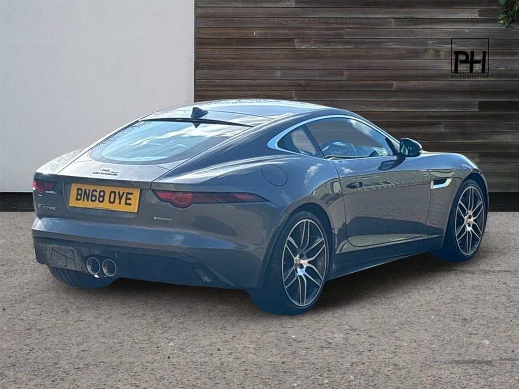 USED 2018 68 JAGUAR F-TYPE 3.0 V6 GPF R-Dynamic Coupe 2dr Petrol Auto Euro 6 (s/s) (380 ps) MERIDIAN|SPORTS EXHAUST|CRUISE