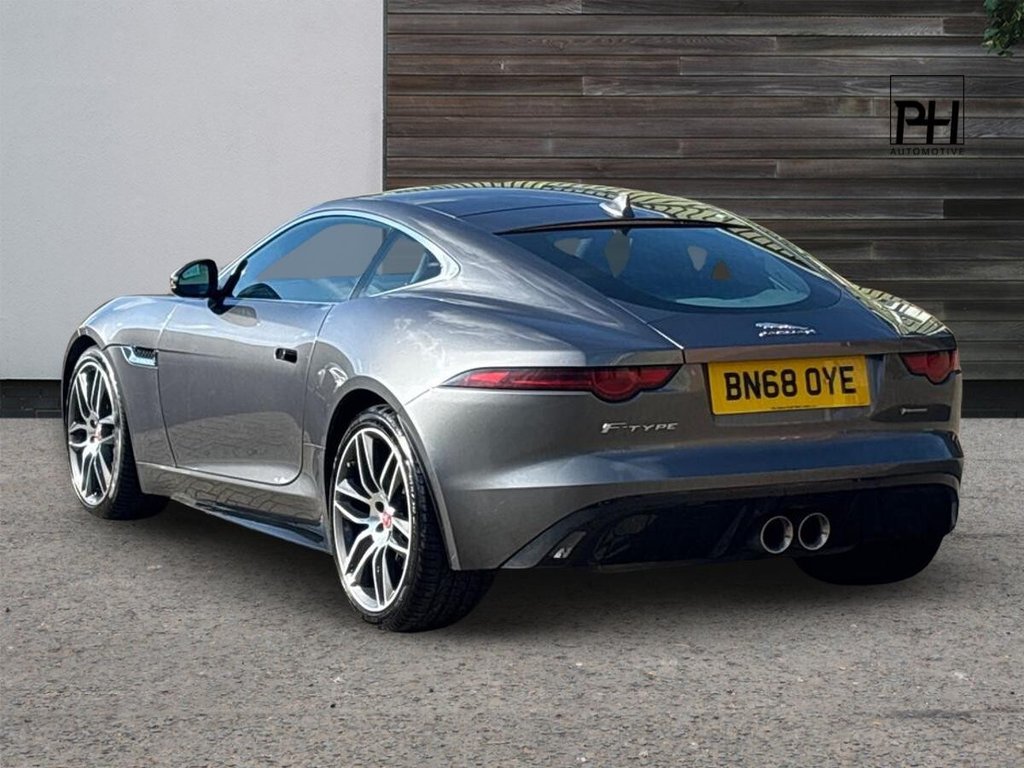 USED 2018 68 JAGUAR F-TYPE 3.0 V6 GPF R-Dynamic Coupe 2dr Petrol Auto Euro 6 (s/s) (380 ps) MERIDIAN|SPORTS EXHAUST|CRUISE