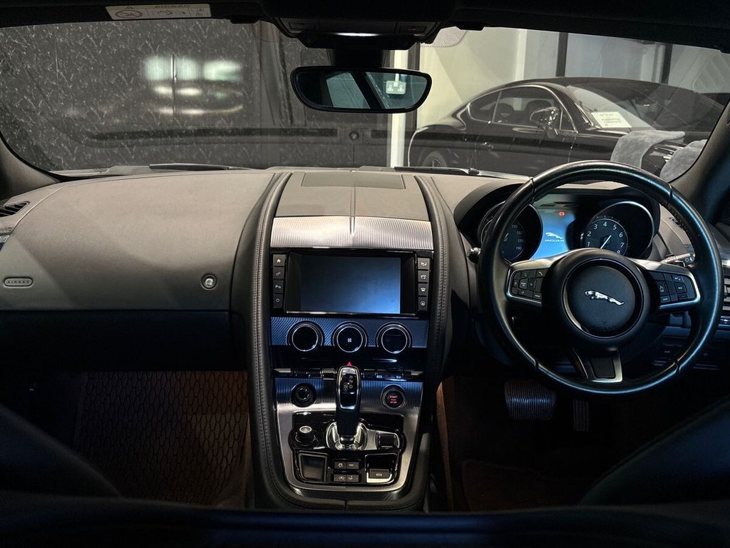USED 2018 68 JAGUAR F-TYPE 3.0 V6 GPF R-Dynamic Coupe 2dr Petrol Auto Euro 6 (s/s) (380 ps) MERIDIAN|SPORTS EXHAUST|CRUISE