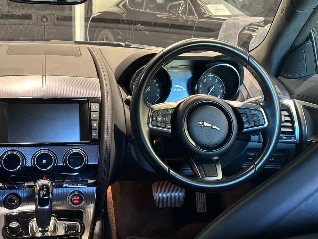 USED 2018 68 JAGUAR F-TYPE 3.0 V6 GPF R-Dynamic Coupe 2dr Petrol Auto Euro 6 (s/s) (380 ps) MERIDIAN|SPORTS EXHAUST|CRUISE