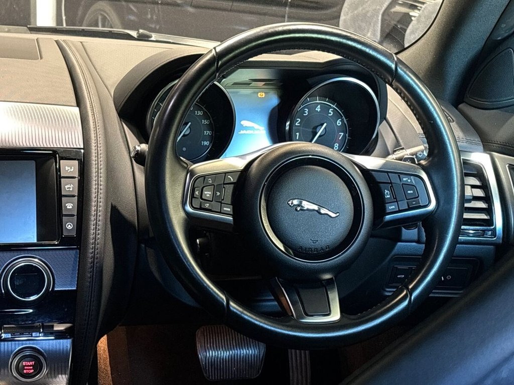 USED 2018 68 JAGUAR F-TYPE 3.0 V6 GPF R-Dynamic Coupe 2dr Petrol Auto Euro 6 (s/s) (380 ps) MERIDIAN|SPORTS EXHAUST|CRUISE