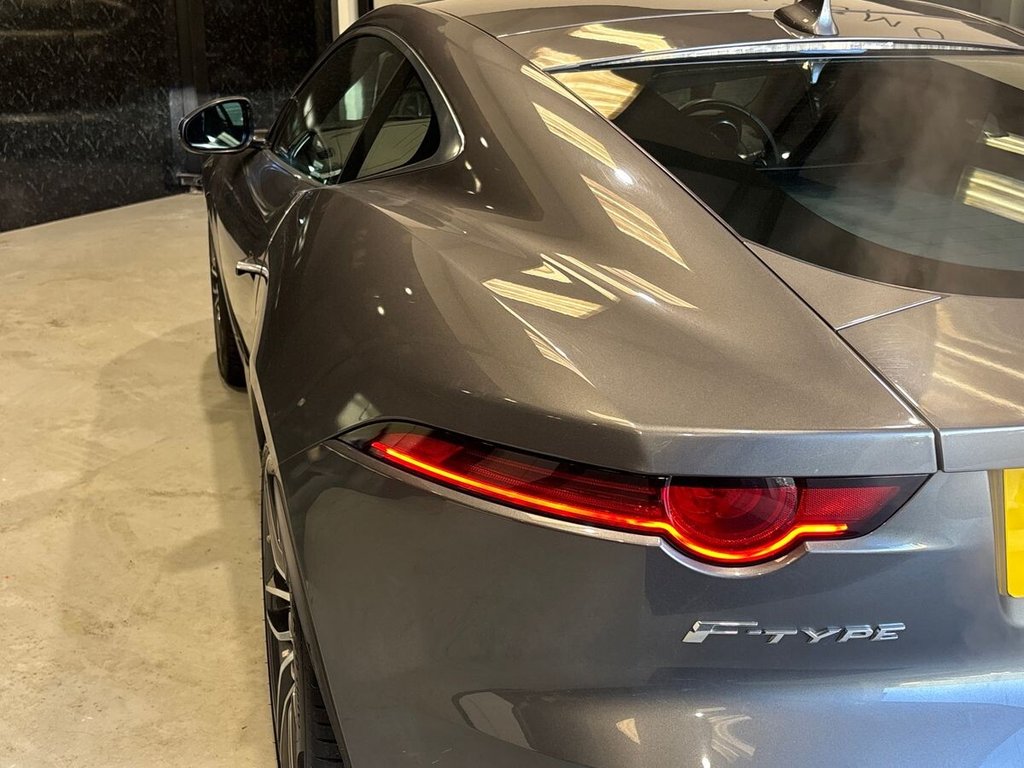 USED 2018 68 JAGUAR F-TYPE 3.0 V6 GPF R-Dynamic Coupe 2dr Petrol Auto Euro 6 (s/s) (380 ps) MERIDIAN|SPORTS EXHAUST|CRUISE