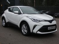 USED 2021 71 TOYOTA C-HR 1.8 VVT-h GPF Icon 5d Petrol Hybrid CVT 122 S/S APPLE CARPLAY / ANDROID AUTO (GIVES YOU SAT NAV), REVERSING CAMERA, FRONT & REAR PARKING SENSORS, ADAPTIVE CRUISE CONTROL, SPEED LIMITER, LANE DEPARTURE WARNING, ROAD SIGN ASSIST, HILL START ASSIST, DAB RADIO, BLUETOOTH, VOICE RECOGNITION, 17 INCH ALLOYS, SPORT SEATS, LEATHER MULTIFUNCTION STEERING WHEEL, AUTOMATIC HEADLIGHTS, DUAL ZONE AUTOMATIC AIR CON, ILLUMINATING VANITY MIRRORS, ILLUMINATING VANITY MIRRORS, 1 OWNER FROM NEW, GOOD SERVICE HISTORY