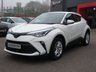 USED 2021 71 TOYOTA C-HR 1.8 VVT-h GPF Icon 5d Petrol Hybrid CVT 122 S/S APPLE CARPLAY / ANDROID AUTO (GIVES YOU SAT NAV), REVERSING CAMERA, FRONT & REAR PARKING SENSORS, ADAPTIVE CRUISE CONTROL, SPEED LIMITER, LANE DEPARTURE WARNING, ROAD SIGN ASSIST, HILL START ASSIST, DAB RADIO, BLUETOOTH, VOICE RECOGNITION, 17 INCH ALLOYS, SPORT SEATS, LEATHER MULTIFUNCTION STEERING WHEEL, AUTOMATIC HEADLIGHTS, DUAL ZONE AUTOMATIC AIR CON, ILLUMINATING VANITY MIRRORS, ILLUMINATING VANITY MIRRORS, 1 OWNER FROM NEW, GOOD SERVICE HISTORY