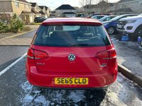 USED 2015 65 VOLKSWAGEN GOLF 1.6 TDI BlueMotion Tech Match Hatchback 5dr Diesel Manual Euro 6 (s/s) (110 ps) 1 FORMER KEEPER, ONLY 46295 MILES FROM NEW, &pound;20 A YEAR ROAD TAX  "EURO 6"