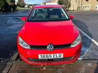 USED 2015 65 VOLKSWAGEN GOLF 1.6 TDI BlueMotion Tech Match Hatchback 5dr Diesel Manual Euro 6 (s/s) (110 ps) 1 FORMER KEEPER, ONLY 46295 MILES FROM NEW, &pound;20 A YEAR ROAD TAX  "EURO 6"