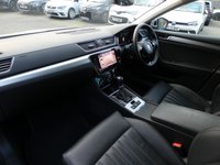 USED 2021 71 SKODA SUPERB Estate 1.4 TSI iV 13kWh SE Technology 5d Petrol Plug-in Hybrid DSG 218 S/S 1 OWNER, FULL SERVICE HISTORY, UPGRADE REAR VIEW CAMERA, UPGRADE 18 INCH ZENITH ALLOYS, SAT NAV, HEATED SEATS, FULL BLACK LEATHER, VIRTUAL COCKPIT, KEYLESS START, ADAPTIVE CRUISE CONTROL & SPEED LIMITER, SMART LINK FOR WIRELESS APPLE CARPLAY & ANDROID AUTO, VOICE CONTROL SYSTEM, FRONT ASSIST, ELECTRIC MEMORY DRIVER'S SEAT, BLUETOOTH, DAB RADIO, LED HEADLIGHTS, FRONT & REAR PARKING SENSORS, POWER FOLDING MIRRORS, CLIMATE CTRL, AUTO LIGHTS & WIPERS, ILLUMINATING VANITY MIRRORS, ISO FIX