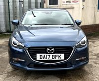 USED 2017 17 MAZDA MAZDA3 2.0 SKYACTIV-G Sport Nav Hatchback 5dr Petrol Manual Euro 6 (s/s) (121 ps) - SAT NAV - HEATED SEATS - REVERSE CAMERA - P/SENSORS - BLUETOOTH - CRUISE - HEADS UP DISPLAY