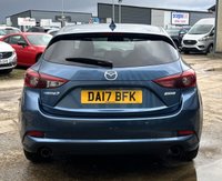 USED 2017 17 MAZDA MAZDA3 2.0 SKYACTIV-G Sport Nav Hatchback 5dr Petrol Manual Euro 6 (s/s) (121 ps) - SAT NAV - HEATED SEATS - REVERSE CAMERA - P/SENSORS - BLUETOOTH - CRUISE - HEADS UP DISPLAY