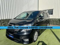 USED 2008 TOYOTA VELLFIRE TOYOTA VELLFIRE 2.4 LITRE PETROL FWD VERY LOW MILEAGE IDEAL FOR CUSTOM CAMPER CONVERSION #1277 IDEAL FOR CUSTOM CAMPER CONVERSION