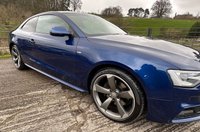 USED 2014 64 AUDI A5 2.0 TFSI Black Edition Coupe 2dr Petrol S Tronic quattro Euro 6 (s/s) (225 ps) *** SCUBA BLUE, 2 KEYS, HEATED SEATS *** FINANCE AVAILABLE FROM 9.9% APR ***
