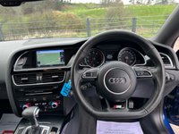 USED 2014 64 AUDI A5 2.0 TFSI Black Edition Coupe 2dr Petrol S Tronic quattro Euro 6 (s/s) (225 ps) *** SCUBA BLUE, 2 KEYS, HEATED SEATS *** FINANCE AVAILABLE FROM 9.9% APR ***