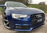 USED 2014 64 AUDI A5 2.0 TFSI Black Edition Coupe 2dr Petrol S Tronic quattro Euro 6 (s/s) (225 ps) *** SCUBA BLUE, 2 KEYS, HEATED SEATS *** FINANCE AVAILABLE FROM 9.9% APR ***