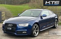 USED 2014 64 AUDI A5 2.0 TFSI Black Edition Coupe 2dr Petrol S Tronic quattro Euro 6 (s/s) (225 ps) *** SCUBA BLUE, 2 KEYS, HEATED SEATS *** FINANCE AVAILABLE FROM 9.9% APR ***