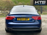USED 2014 64 AUDI A5 2.0 TFSI Black Edition Coupe 2dr Petrol S Tronic quattro Euro 6 (s/s) (225 ps) *** SCUBA BLUE, 2 KEYS, HEATED SEATS *** FINANCE AVAILABLE FROM 9.9% APR ***