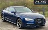 USED 2014 64 AUDI A5 2.0 TFSI Black Edition Coupe 2dr Petrol S Tronic quattro Euro 6 (s/s) (225 ps) *** SCUBA BLUE, 2 KEYS, HEATED SEATS *** FINANCE AVAILABLE FROM 9.9% APR ***