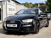 USED 2017 17 AUDI A3 1.4 TFSI CoD S line Saloon 4dr Petrol Manual Euro 6 (s/s) (150 ps) 